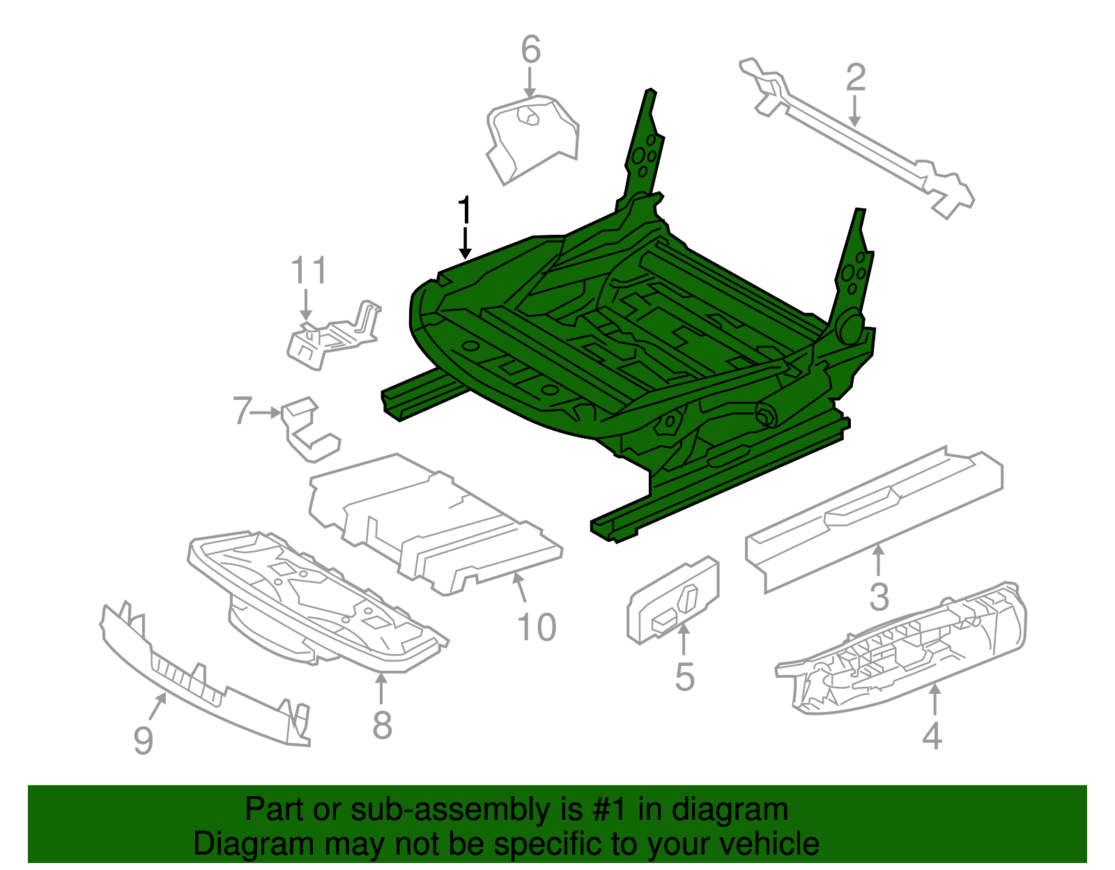 Seat Adjust Assembly - BMW (52-10-6-959-295)