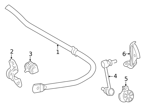 Stabilizer Bar & Components for 2025 Lexus LX700h #2