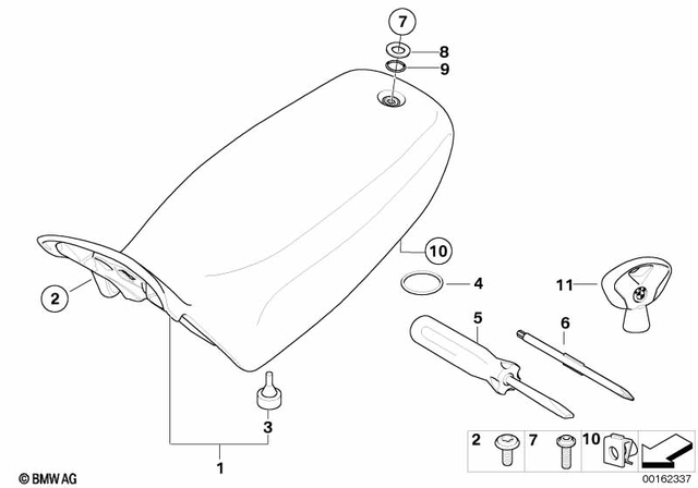 71117692574 - Ergonomics &amp; Comfort: Screwdriver Insert - Ph1/tx25 for BMW-Motorrad Image