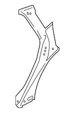 41007380662 - : Lock Pillar Reinforced for BMW: 328i GT xDrive, 330i GT xDrive, 335i GT xDrive, 340i GT xDrive Image