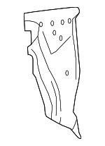 41007333993 - Body: Rear Pillar Reinforced for BMW Image