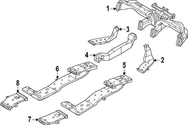 97010P2AA0 - : Center Duct for Kia Image
