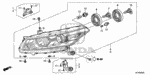 93913154G0 - Electrical/Exhaust/Heater/Fuel: SCREW, TAPPING (5X16) (PO) for Honda Image