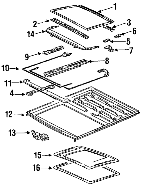 Sunroof for 1991 Lexus ES250 #0