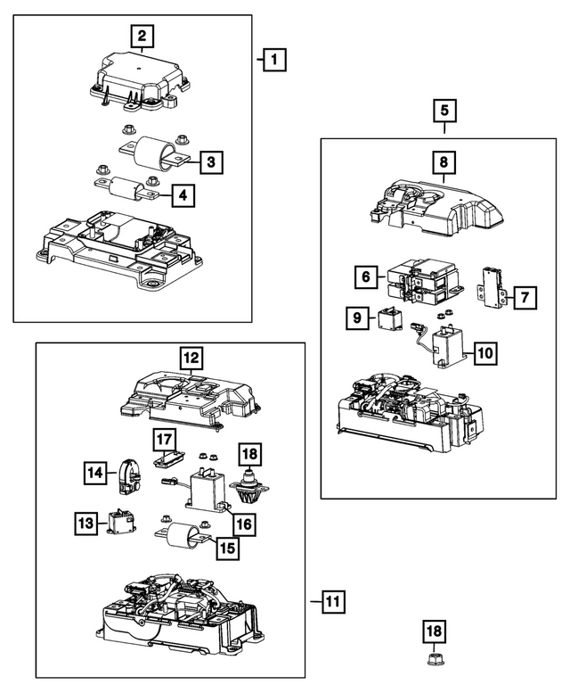 5193226AC - High Voltage Powertrain Systems: High Voltage Battery Disconnect Unit for Mopar Image