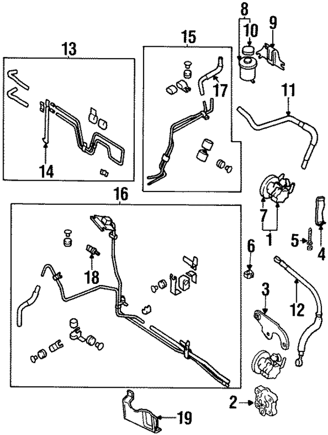 1171931U00 - : Power Steering Pump Bolt for Nissan Image