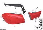 63218496526 - Lighting: Rear Light in the Side Panel, Right for BMW Image