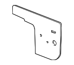 21996546 - Body: Water Deflector for Cadillac: Escalade, Escalade ESV, Escalade EXT | Chevrolet: Avalanche 1500, Avalanche 2500, Silverado 1500, Silverado 1500 Classic, Silverado 1500 HD, Silverado 1500 HD Classic, Silverado 2500, Silverado 2500 HD, Silverado 2500 HD Classic, Silverado 3500, Silverado 3500 Classic, Silverado 3500 HD, Suburban 1500, Suburban 2500, Tahoe | GMC: Sierra 1500, Sierra 1500 Classic, Sierra 1500 HD, Sierra 1500 HD Classic, Sierra 2500, Sierra 2500 HD, Sierra 2500 HD Classic, Sierra 3500, Sierra 3500 Classic, Sierra 3500 HD, Yukon, Yukon XL 1500, Yukon XL 2500 Image