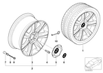 36116755857 - : Wheel, Alloy for BMW Image