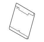 6902B395XA - Body: Seat Back Panel for Mitsubishi: Outlander, Outlander PHEV Image