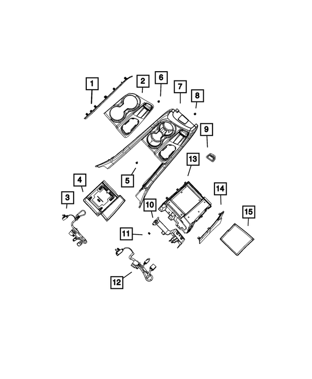 68467447AC - Interior Trim: Console Wiring for Mopar Image image