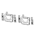 7GC76DX9AA - Electrical: Media System Monitor, Right for Mopar Image
