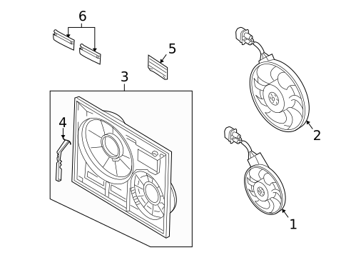 Cooling Fan for 2009 Porsche Cayenne #0