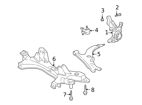Suspension Components for 2004 Toyota RAV4 #1