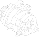 PGH118300 - Electrical: Alternator for Mazda: 3 Image