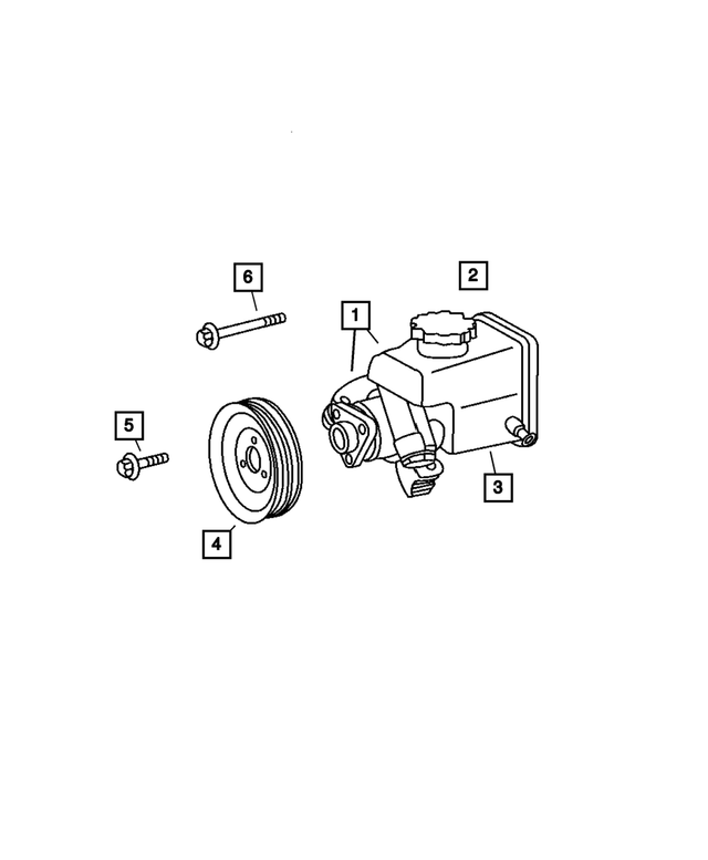 5103990AA - : Power Steering Pump Pulley for Mopar Image