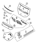5067841AH - Body Sheet Metal Except Doors: Dash Panel for Mopar Image image
