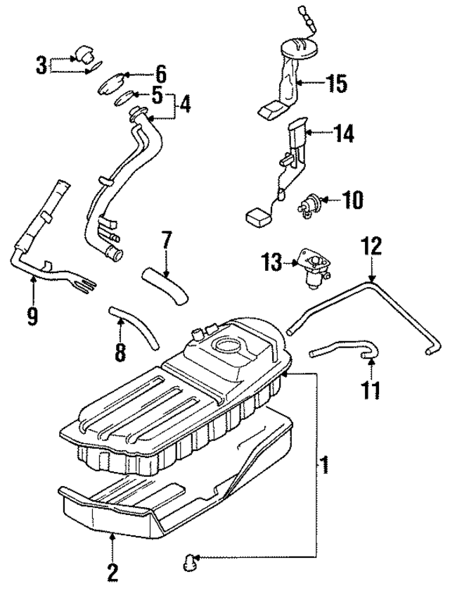 K01G42571 - : Hose for Kia Image