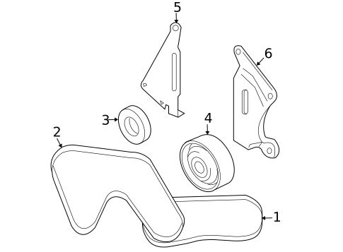 Belts & Pulleys for 2003 INFINITI G35 #0