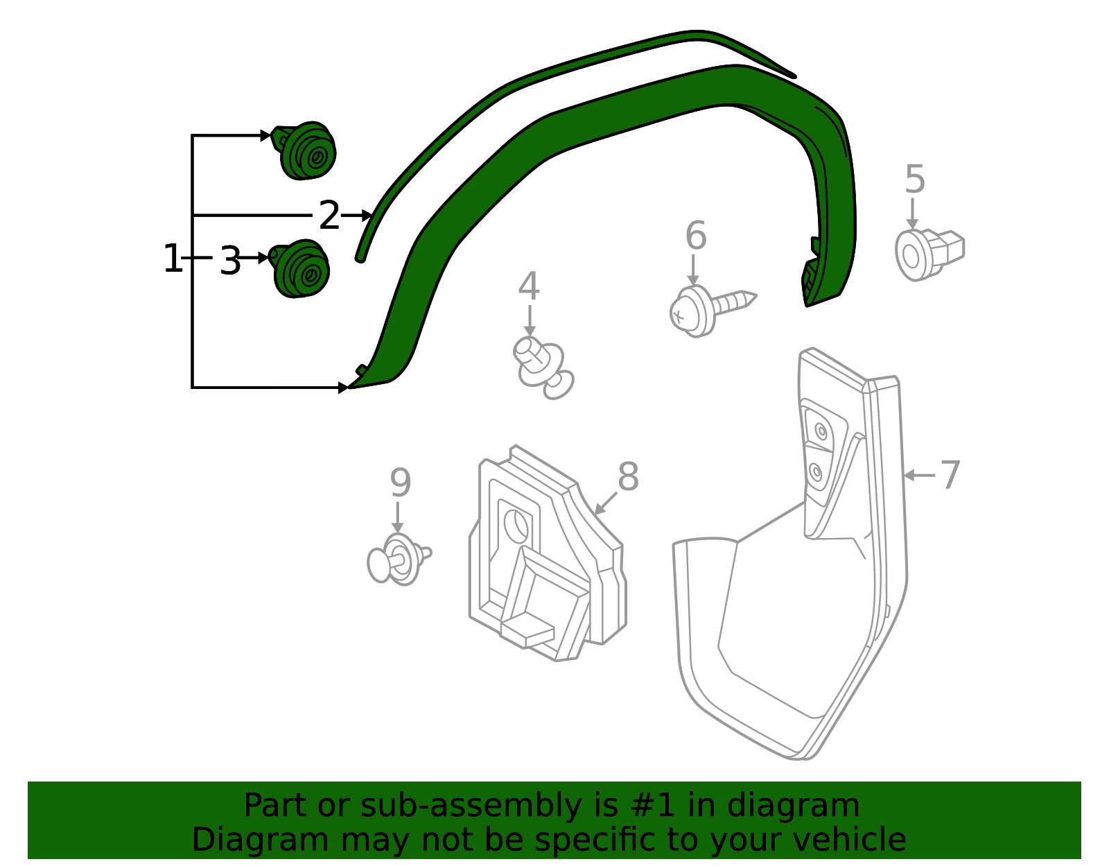 Bubu④ J726 Genuine OEM Toyota 75602-0R090 Driver Front Wheel Opening Molding