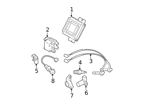 Ignition System for 2009 Subaru Forester #0