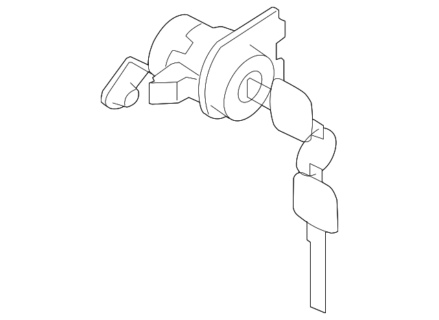 Cylinder & Keys - Nissan (K9810-6EM1B)