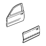 67050S00M01ZZ - Body: Door Shell for Honda: Civic Image
