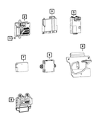 68308879AB - Electrical: Transfer Case Control Module for Mopar Image
