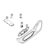 68518921AB - Electrical: Power Seat Switch for Mopar Image