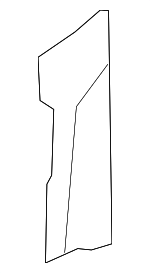 41007933262 - Body: Inner Hinge Pillar for BMW: X5, X6, X7, XM Image