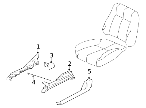 Tracks & Components for 2000 Hyundai Accent #0