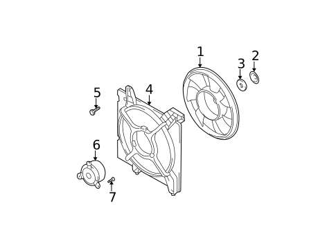 Cooling Fan for 2003 Hyundai Elantra #0
