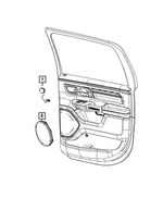 68601454AA - Electrical: Speaker for Ram: 1500 Image