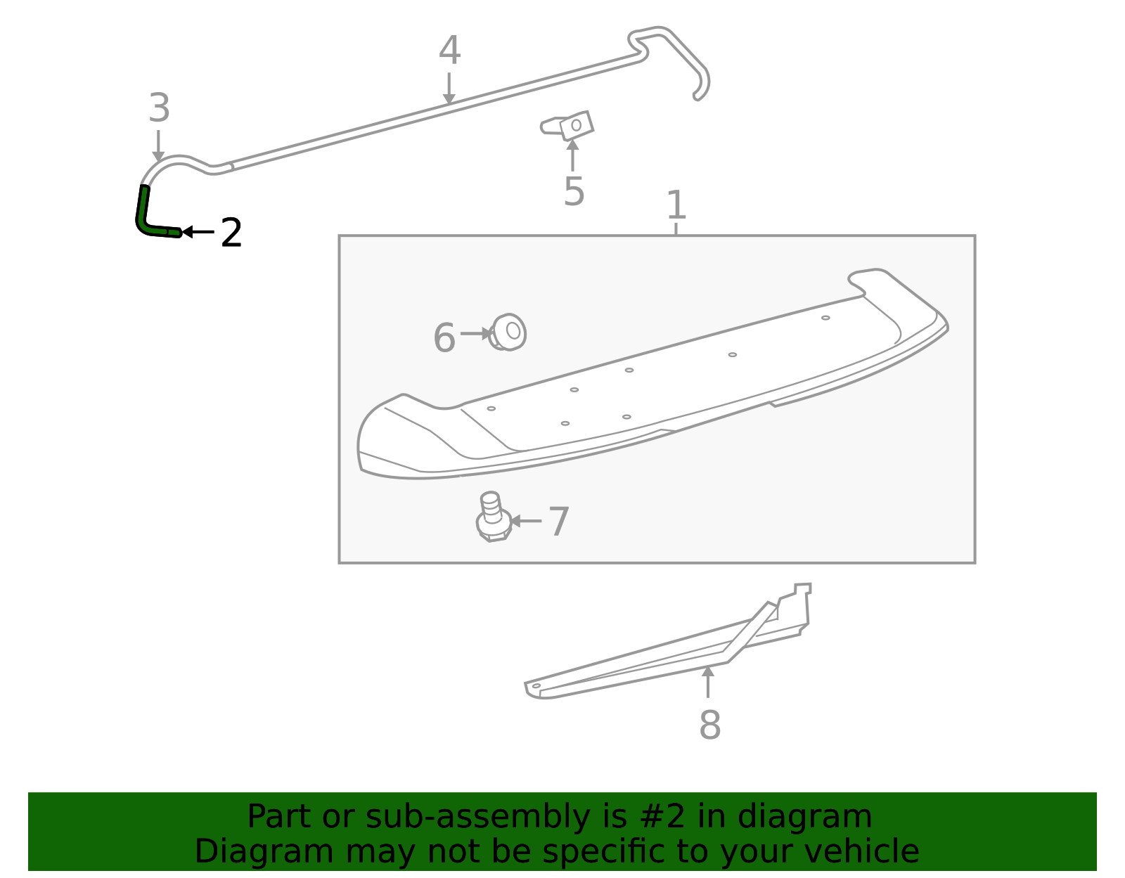 2010-2024 Toyota 4Runner Spoiler Protector 76874-35040 | Toyota Parts ...