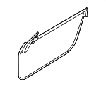 992837640E - Body: Door Weather-strip for Porsche Image