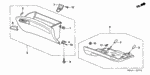66417SB3670 - Interior/Bumper: RUBBER, GLOVE BOX STOPPER for Honda Image