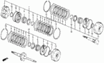 22542PA9000 - Transmission - Automatic: SEAT, CLUTCH SPRING for Honda Image