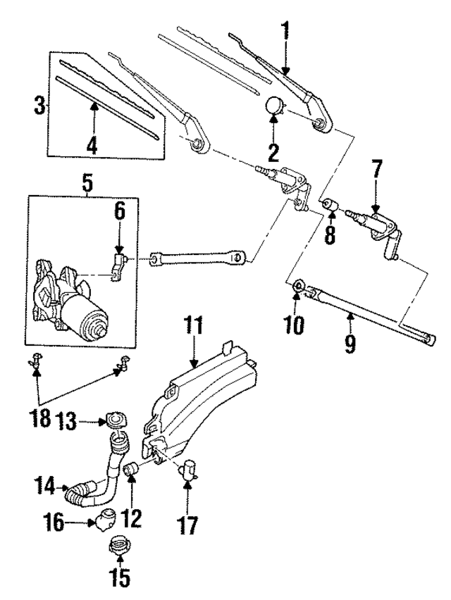 2908319400 - : Wiper Blade Refill for Acura Image