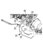 52028918AK - Cooling: Oil Cooler Tube And Hose for Mopar Image