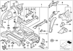 41358400219 - : Fender Bracket for BMW Image
