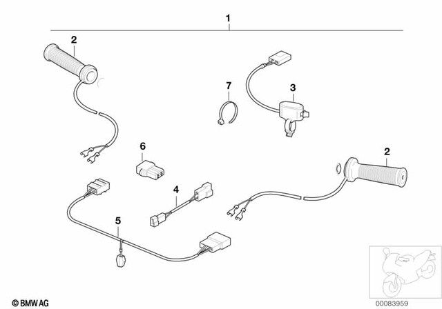 61312315439 - : Additional Switch         for BMW-Motorrad Image