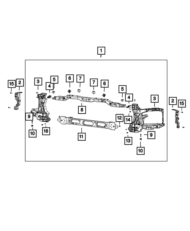 68222837AA - : Hex Screw And Washer for Mopar Image