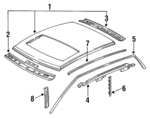 62100SL5A00ZZ - Body: Roof Panel for Acura: Vigor Image