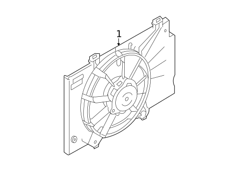 Cooling Fan, Clutch & Motor for 2014 Ford Fiesta #0