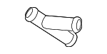 97010657000 - Cooling System: Coolant Hose Y-Connector for Porsche: Panamera Image