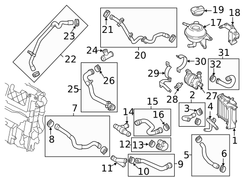 Hoses & Lines for 2013 Porsche Panamera #1