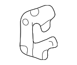 41148209473 - Body: Extension Bracket for BMW: 525i, 528i, 530i, 540i, M5 Image