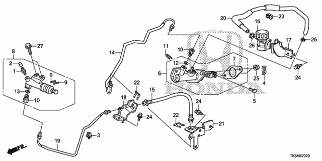 Clutch Master Cylinder (KA) (KC) for 2013 Honda Fit #0