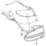 21095632 - : Combo Lamp Assembly for Saturn: SL, SL1, SL2 Image
