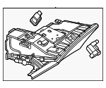 2976803400649J38 - Body: Glove Box Assembly for Mercedes-Benz Image